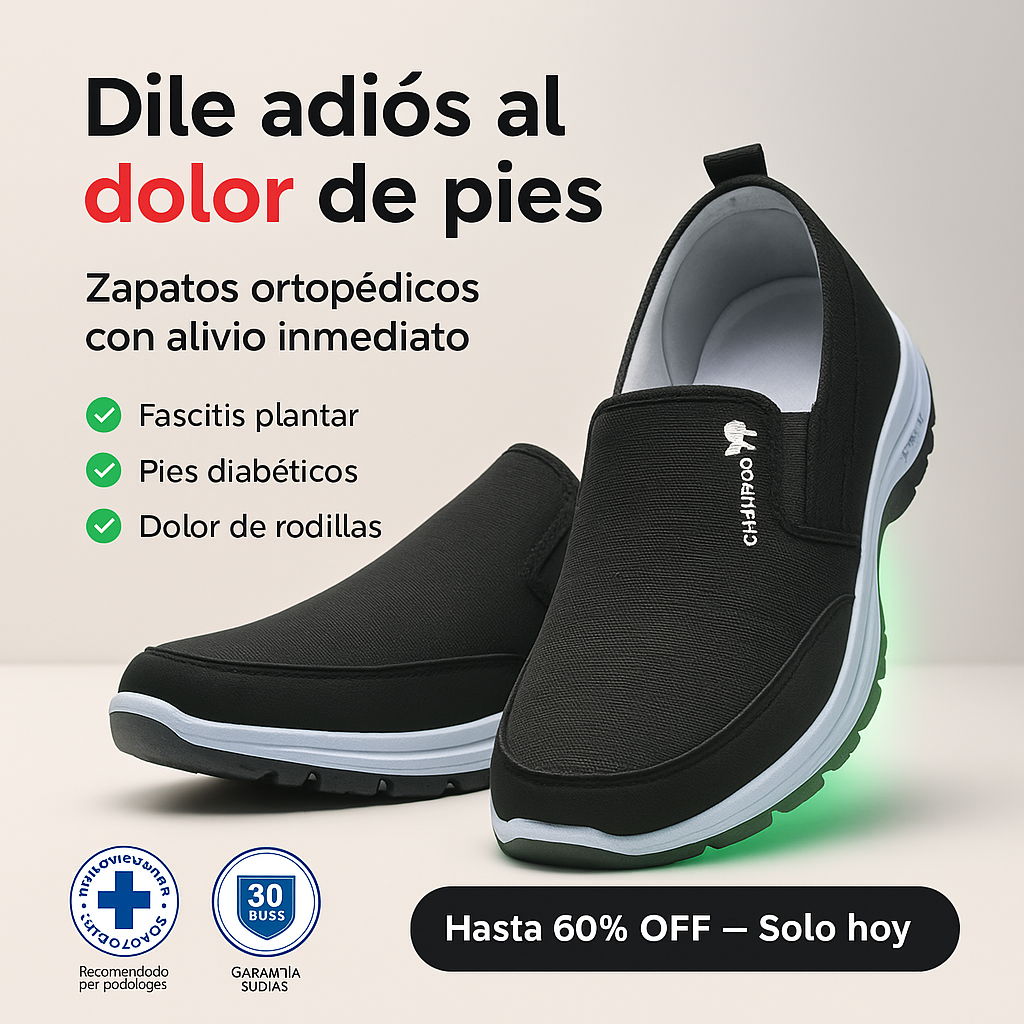 Ortopie Diabétic Max™ - Zapatos Comfort