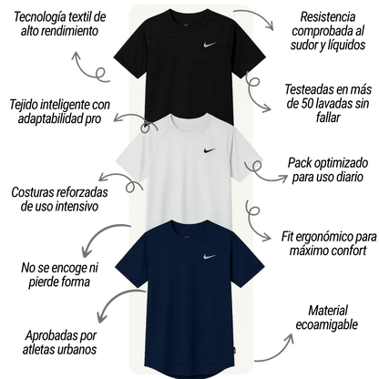 Combo x3 Camisetas Deportivas