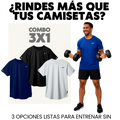Combo x3 Camisetas Deportivas - UP