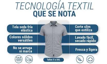 ElasticShirt™ Camisa Licrada Manga Corta