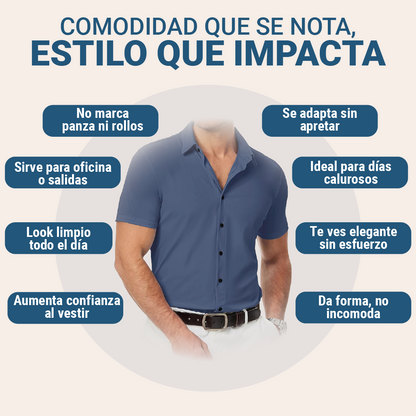 ElasticShirt™ Camisa Licrada Manga Corta
