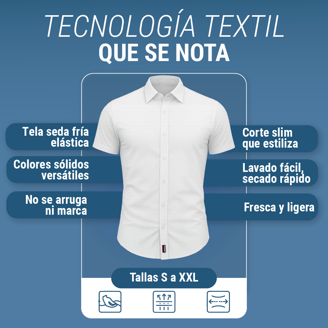 ElasticShirt™ Camisa Licrada Manga Corta