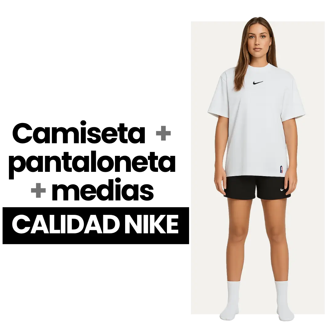 Combo Deportivo 3 Prendas - Camiseta + Pantaloneta + Medias