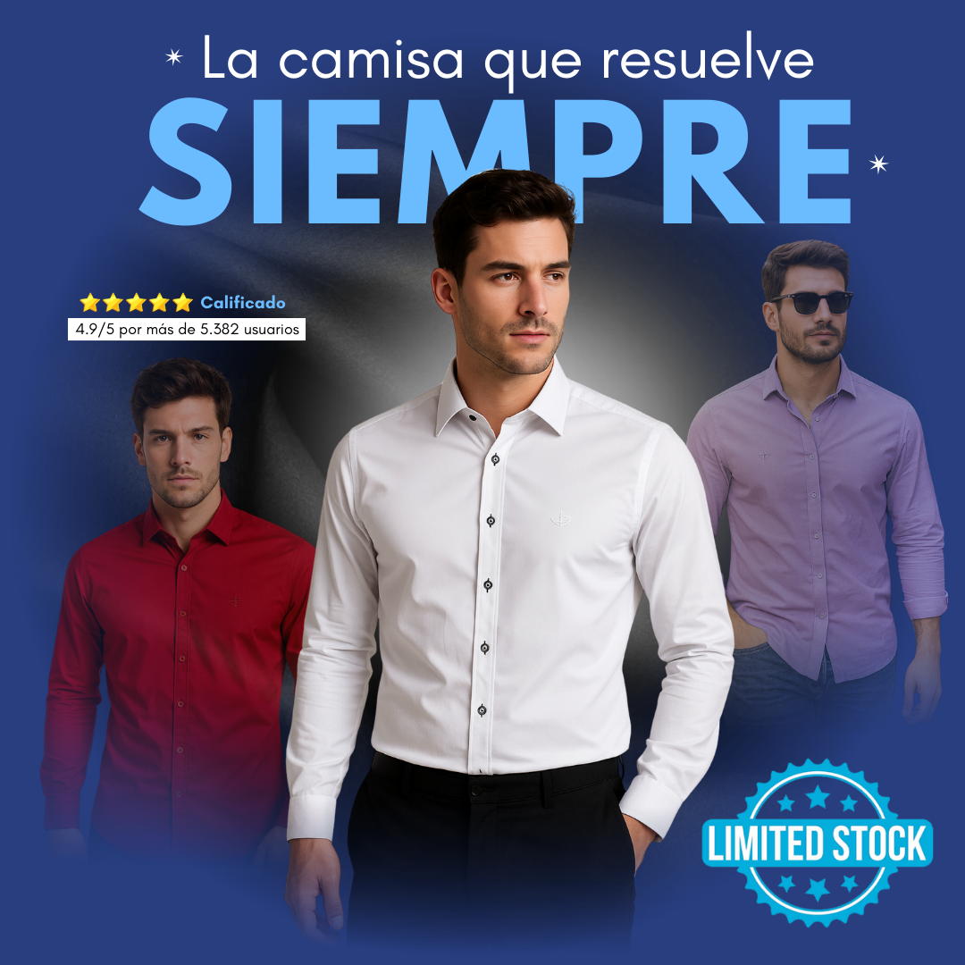 Camisa Seda Manga Larga