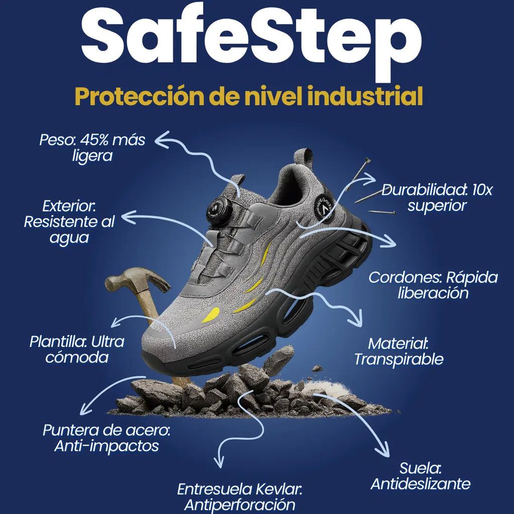 SafeStep™ - Zapatos Comfort Punta de Acero