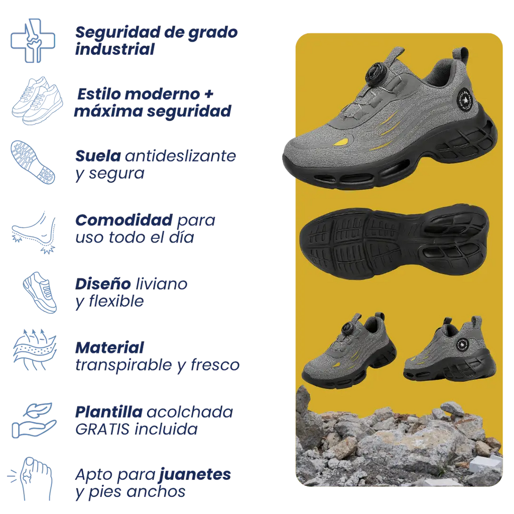 SafeStep™ - Zapatos Comfort Punta de Acero