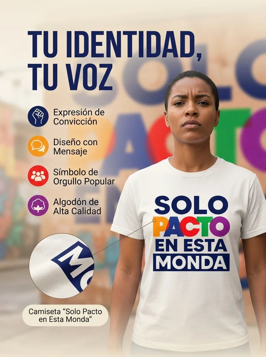 Camiseta "Solo Pacto en esta Mondá"