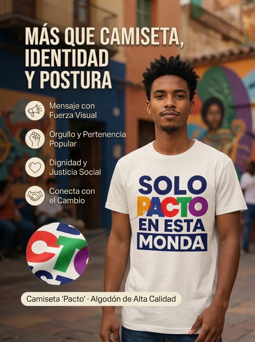 Camiseta "Solo Pacto en esta Mondá"